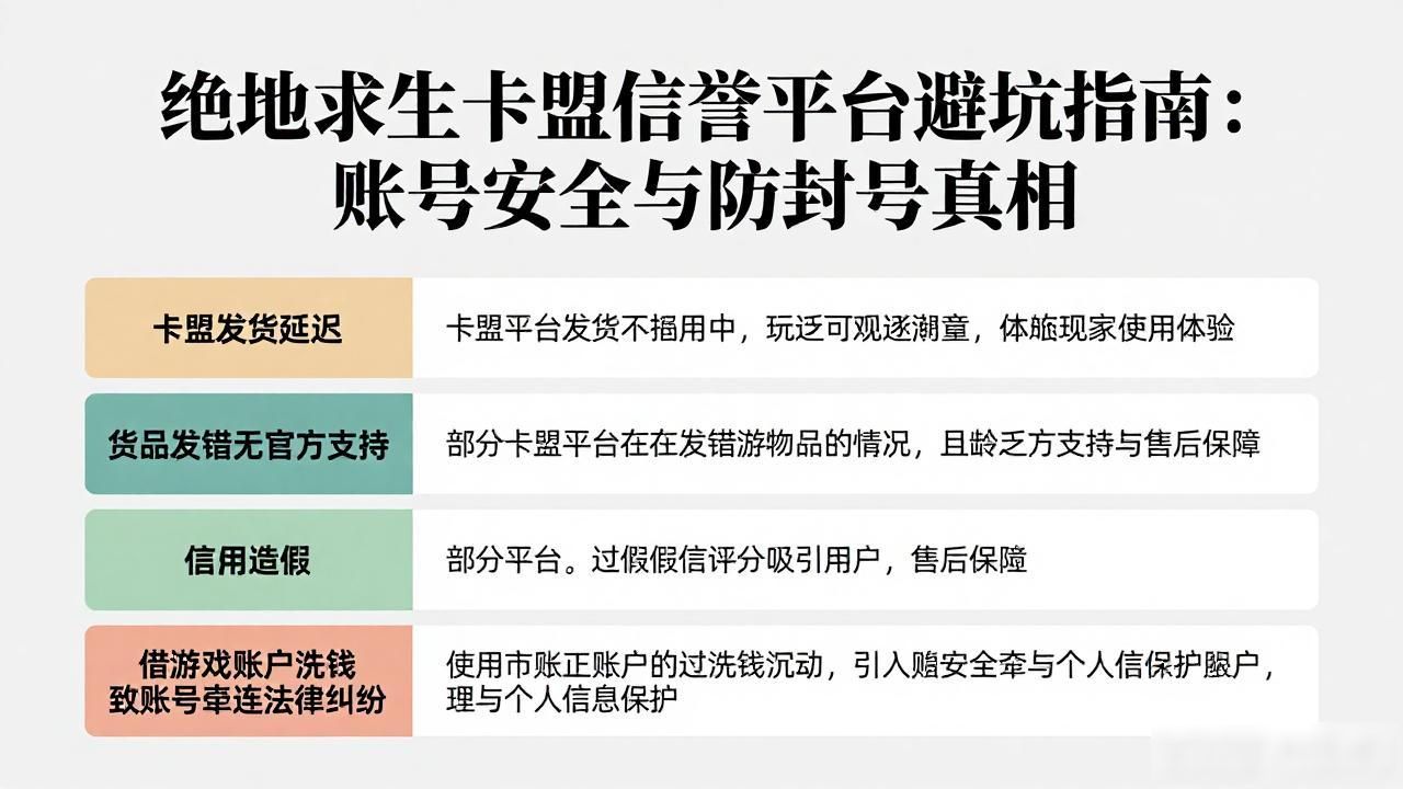 绝地求生信用等级有什么用_绝地求生信誉等级干嘛用的_绝地求生卡盟信誉平台