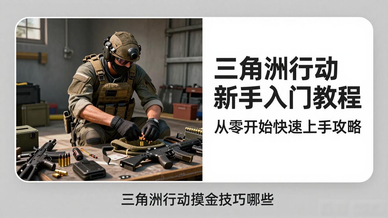 三角洲行动教程_三角栦行动_三角洲行动新手教学视频
