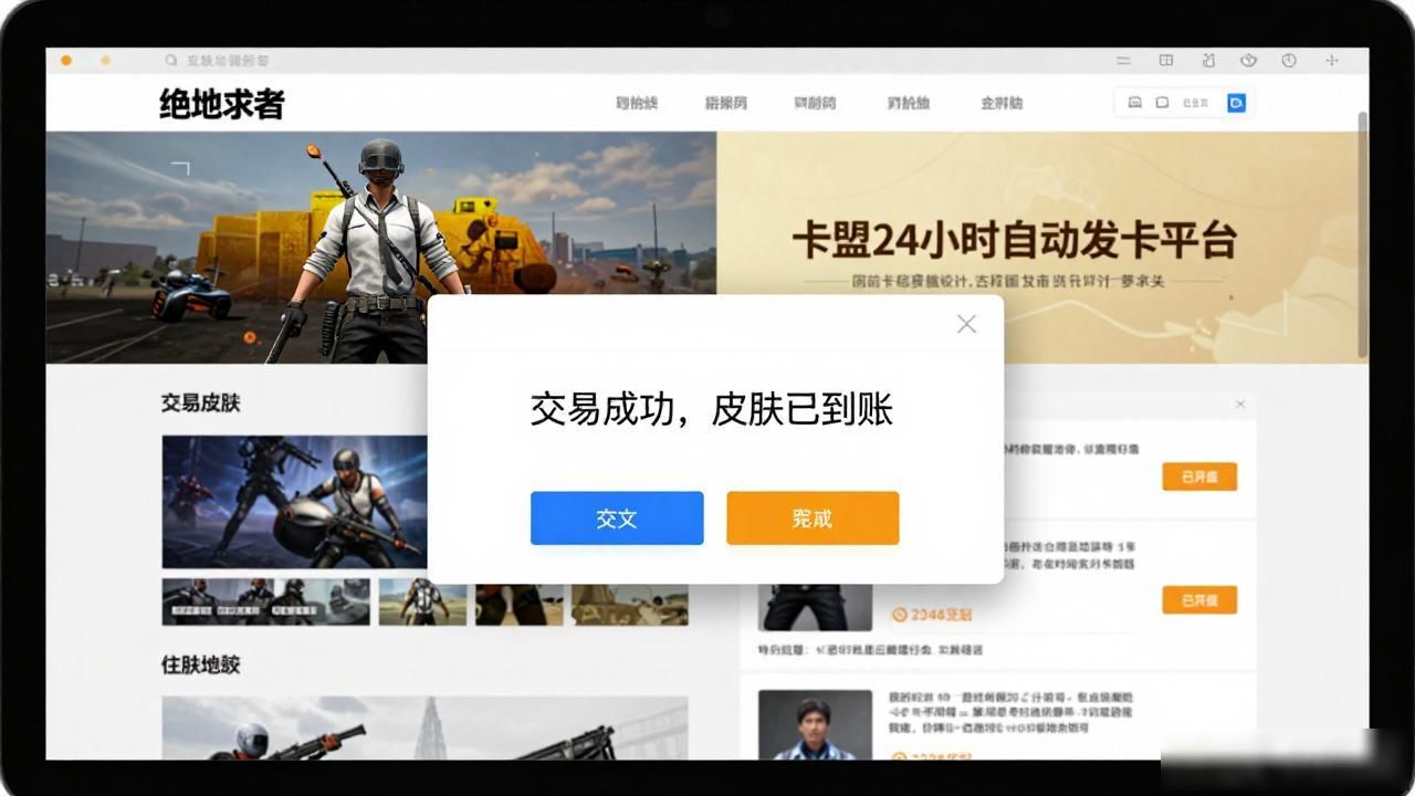 绝地求生卡盟辅助网站大全_绝地求生卡盟24小时自动发卡平台_绝地求生自助服务平台官网