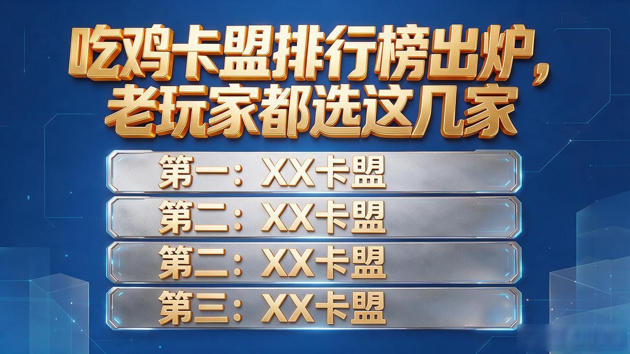 吃鸡卡盟排行榜_卡盟排行榜业务网站_吃鸡排行榜怎么看