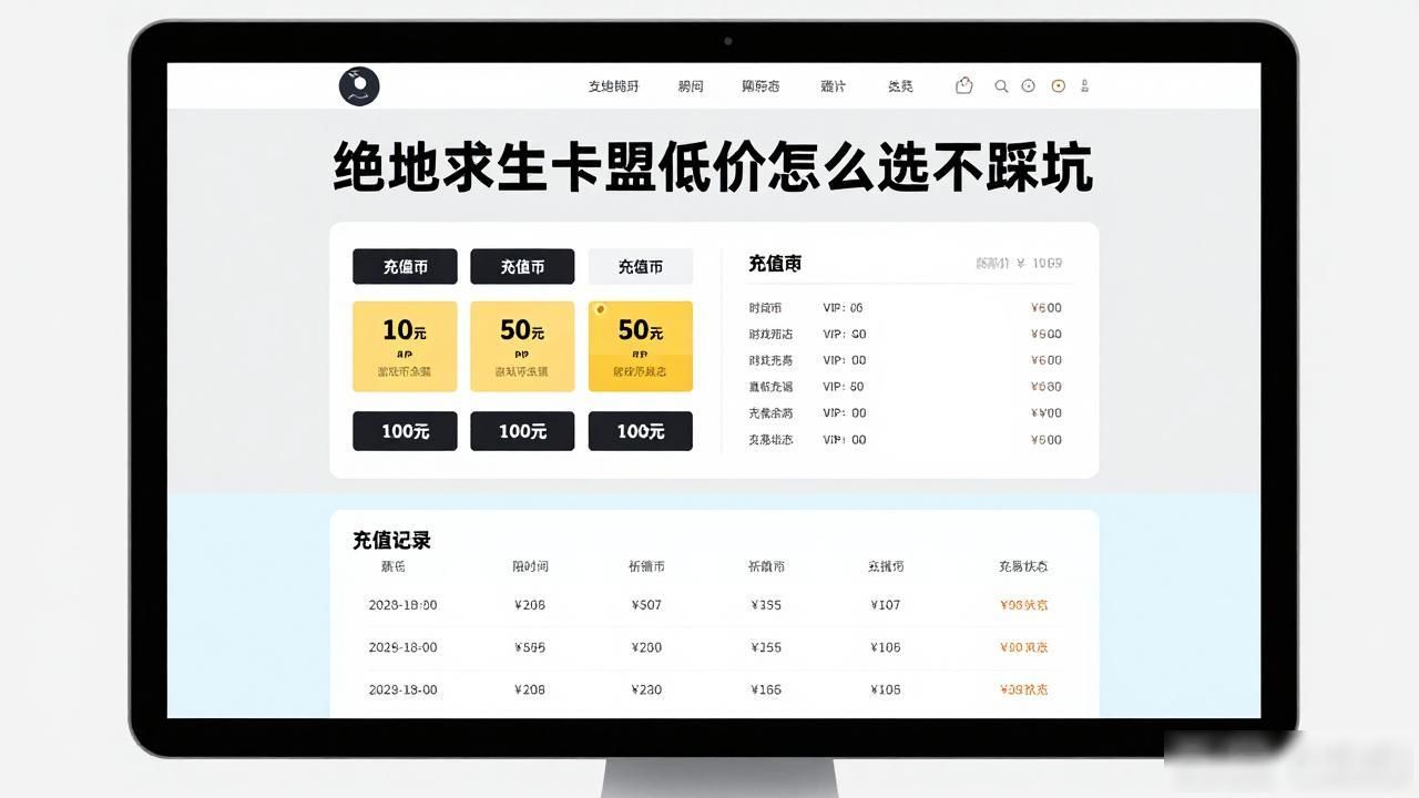 绝地求生卡盟低价_绝地求生低价单透_绝对求生卡盟